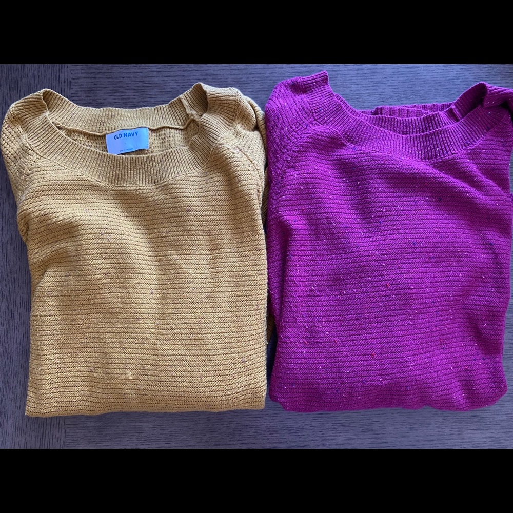 Old Navy sweaters